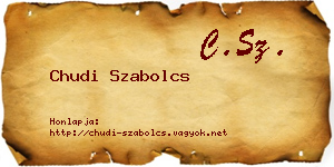 Chudi Szabolcs névjegykártya